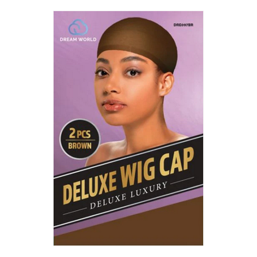 Dream World Deluxe Luxury Wig Cap Brown