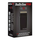 BaByliss Pro FoilFX02 Cordless Black Metal Double Foil Shaver