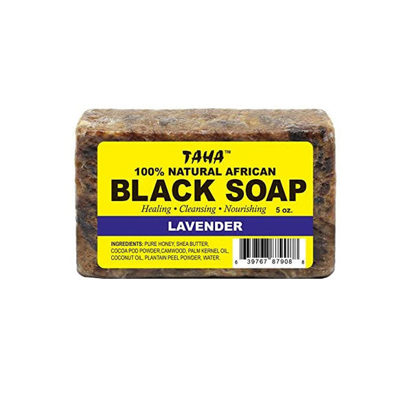 Taha Black Soap With Lavender 5 oz.