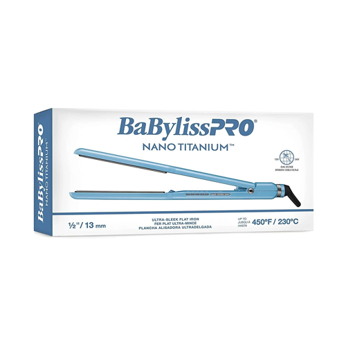 BaByliss Pro Nano Titanium Flat Iron Ultra Sleek 1 2 13mm