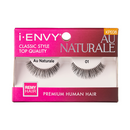 iENVY Au Naturale Premium Human Hair Strip Lashes 01 - KPE08