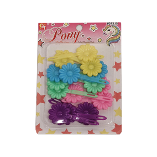 Beauty Town Purple Assorted Barrettes 07315
