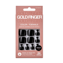 Kiss Gold Finger Toenails Short GTW03