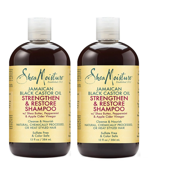 Shea Moisture Jamaican Black Castor Two Pack Shampoo Set