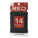 Red By Kiss Elastic Hair Band 5mm (14ct)