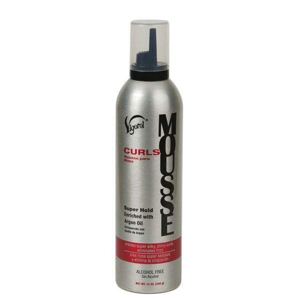 Vigorol Curls Super Hold Hair Mousse 12 oz.