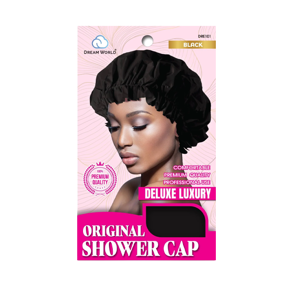 Dream World Original Shower Cap - Black - DRE101