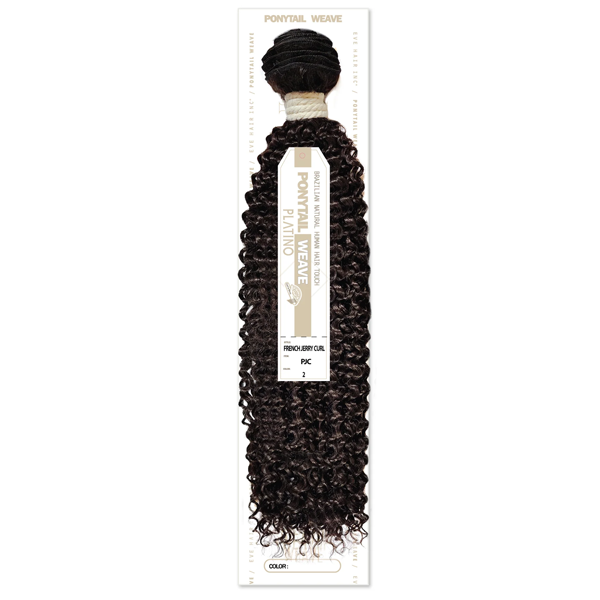 Eve Hair Platino Ponytail Weave French Jerry Curl 24''