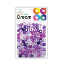 Dream World Hair Beads Two Tone Mixed Purple