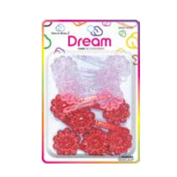 Dream Hair Barrettes Daisy G/Red