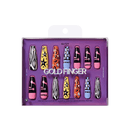Glitzy 3D Press-On Nails in Countenance – 2X-Long Coffin Fake Nails 28 Pc Kit