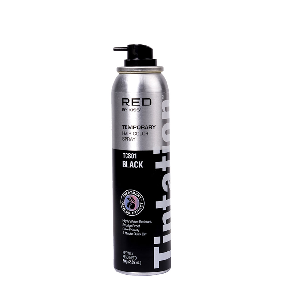 KISS Tintation Color Spray - Jet Black