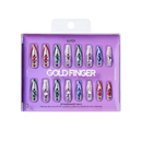 Glitzy 3D Press-On Nails in Countenance – 2X-Long Coffin Fake Nails 28 Pc Kit