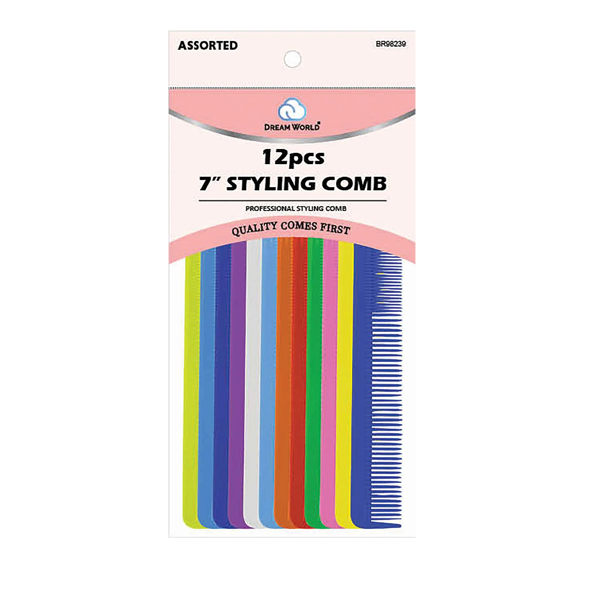 Dream World Styling Comb Assorted BR98239
