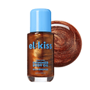 kiss Glow Icon Shimmer Hair & Body Oil - Non-Sticky Bronzing Glow with Collagen & Squalane, Hydrating Lightweight Formula for All Skin Tones (4 Shades, 3.38 fl.oz.)