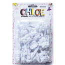 Chloe White Barrettes BR2501W
