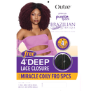 Outre Premium Purple Pack Brazilian Boutique Miracle Coil For 5 Pcs