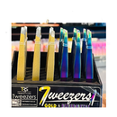 Eyelashes Tweezers Gold & Blued metal