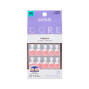 Kiss Core White French Glue-On Nails - Multiple Lengths CF03Y0