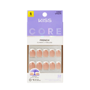 Kiss Core White French Glue-On Nails - Multiple Lengths CF02Y0