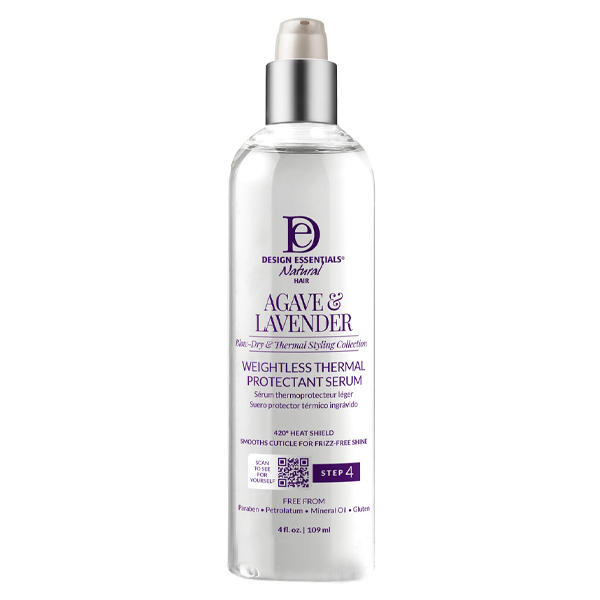 Design Essentials Agave & Lavender Weightless Thermal Protectant Serum 4 oz.