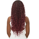 Outre Wig 100% Fully Hand Tied Whole Lace Wig Boho Box Braids 28''