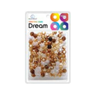 Dream World Hair Beads Two Tone Mixed Brown