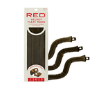 Red Heatless Curling Velvet Flexi Rods with Snap Closure