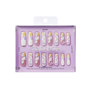 Glitzy 3D Press-On Nails in Boss Lady – X-Long Coffin Fake Nails Luxury Glue On Nails, 28 Pc Kit