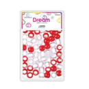 Dream World Hair Beads Red Clear