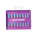 Glitzy 3D Handmade Press-On Nails – (File & 28Pcs Manicure Set)