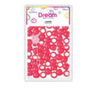 Dream World Hair Beads Hot Pink