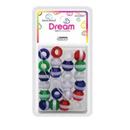 Dream World Hair Beads Striped Assorted