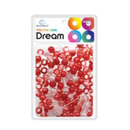 Dream World Hair Beads Two Tone Mixed Red