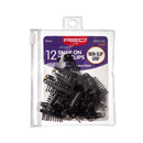Red Snap On Wig  Clips 12pcs HWGC02