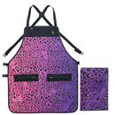 King Midas Purple Leopard Apron