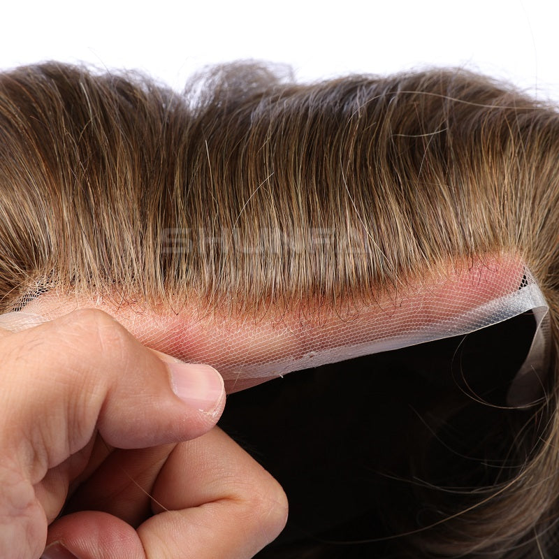 Shunfa Hair Stock US Swiss lace men hair replacement