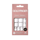 Kiss Gold Finger Toenails Short GTW01