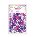 Dream World Hair Beads Mixed Purple