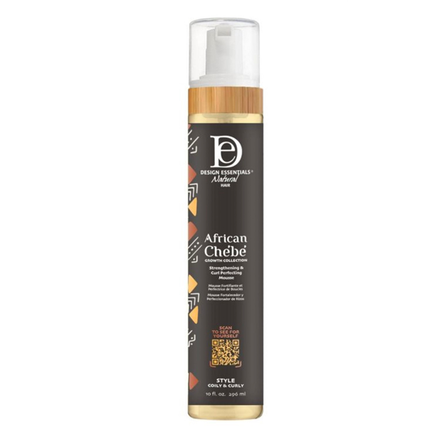 Design Essentials African Chebe Strengthening & Curl Perfecting Mousse 10 oz.