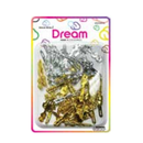 Dream Hair Barrettes Mini Mix Gold & Silver