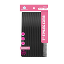 Dream World 7" Styling Comb Black - 12 PCS - BR98238