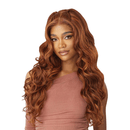 Outre 5x5 Lace Closure 100% Human Hair Blend Lace Front Wig - HHB-GLAM CURLS 24"