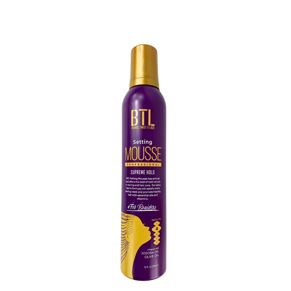 BTL Setting Mousse  Supreme Hold 12 oz.