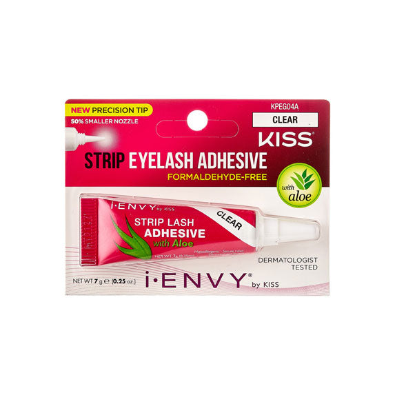 KISS IEK ALOE INFUSED STRIP LASH GLUE CLEAR