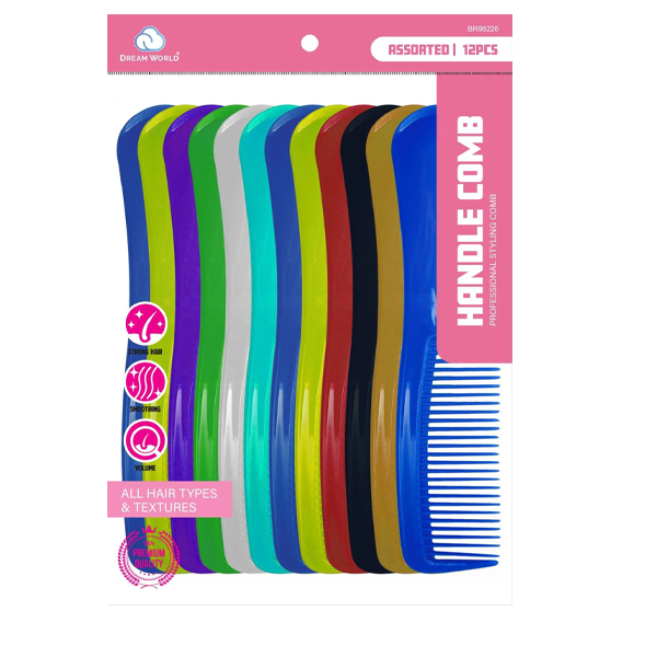 Dream World Handle Comb Assorted BR98226