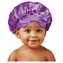 Red Baby Satin Adjustable Bonnet for Curls BH21