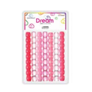 Dream World Hair Beads Mixed Pink