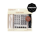 KISS luster Palette Kit - Refillable DIY Underlash Extension Palette - 36 Lash Clusters - CCK02