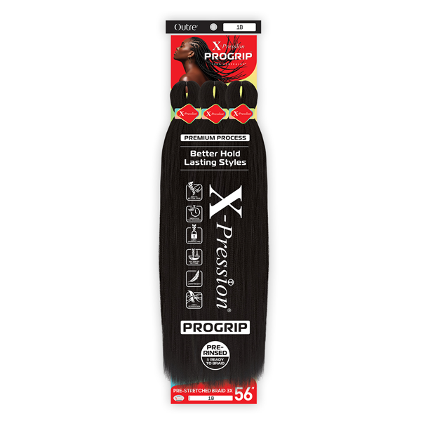 Outre Crochet Braids X-Pression Progrip 3X Pre Stretched Braid 56